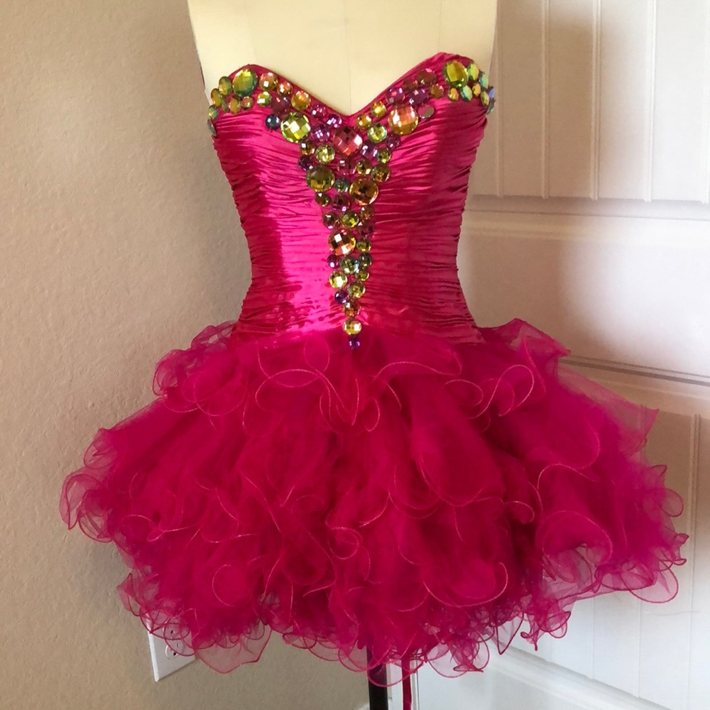 Beautiful Special Ocasion Mini Dress Quinceañera Size S